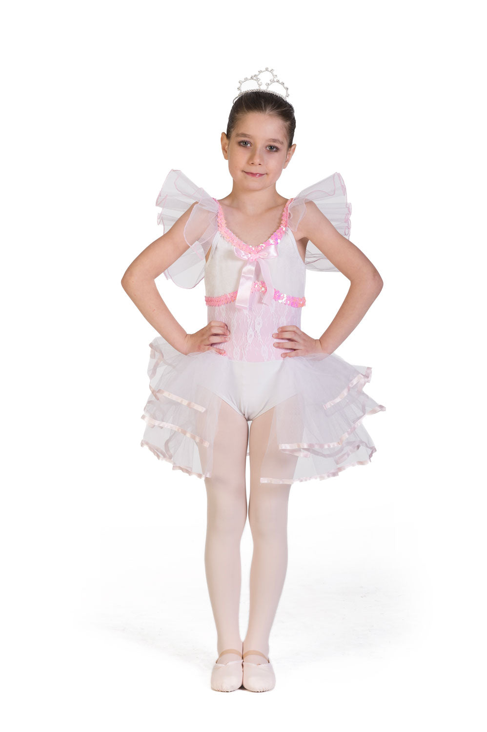 Tutù bambina con pizzo FAIRY C2694-STUDIODANZA